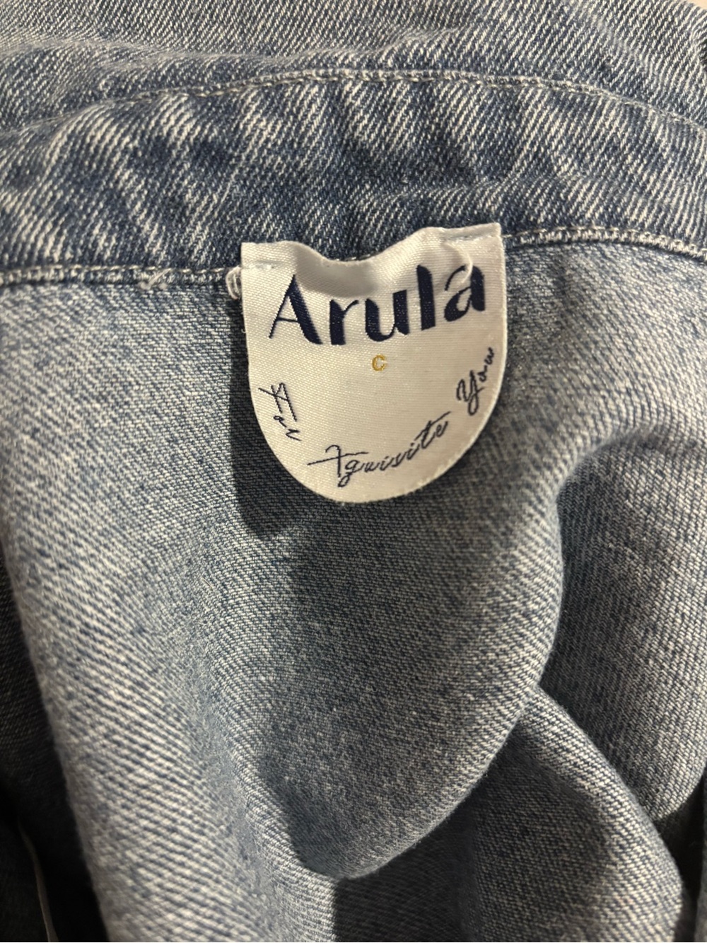 ARULA Light Blue Denim Jumpsuit - Picture 3 of 3